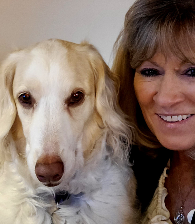 Dog and Teresa